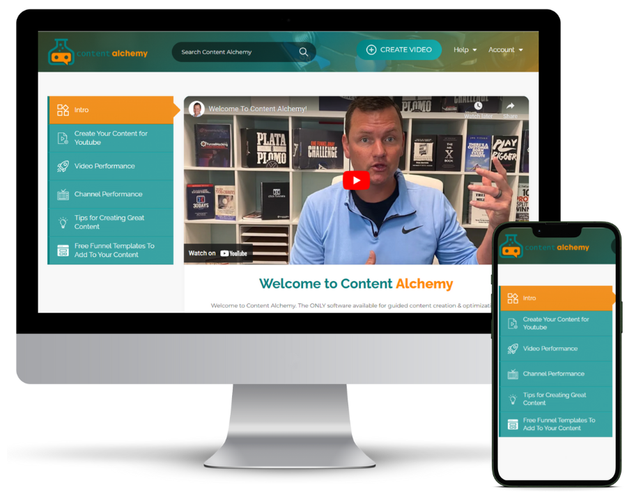 The Content Alchemy dashboard