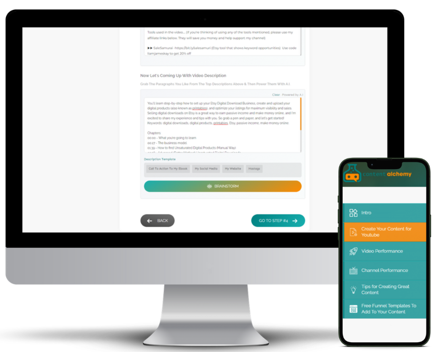 Script and caption enhancement inside Content Alchemy
